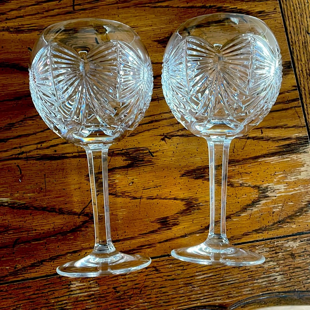 Waterford crystal goblets set of 2